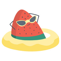 illustration of a watermelon