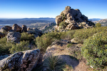 Riscos y jaras en La Pedriza