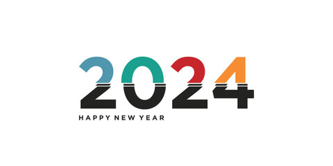 2024 logo vector design with modern idea