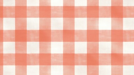 Retro red and white checkered background. Generative ai composite.