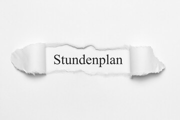 Stundenplan	