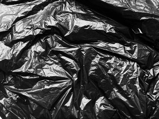 Plastic wrap Black Background