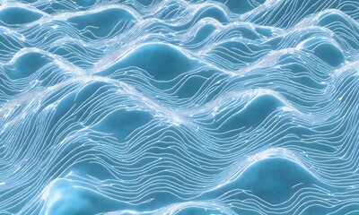 Obraz premium water, wave, plastic background texture, aesthetic ripple water gel, generative ai, generative, ai 