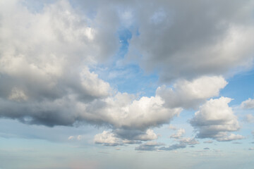 typical blue sky with clouds background