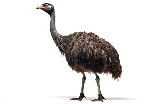 Ostrich Isolated On White Background