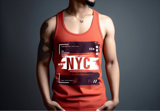 T-shirt Mockup. Ai Generative
