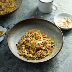 Traditional homemade granola
