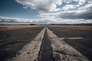 The Perfect Finish: Racing into the Sunset on the Circuit created with Generative AI technology