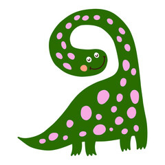 Dino, cute vector illustration, scandinavian art, doodle style. © KiraKonoshenko