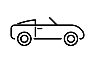 Simple vector car icon. eps 10