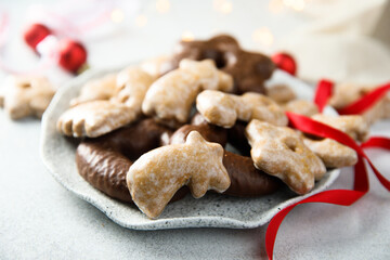 Traditional homemade assorted gingerbreads