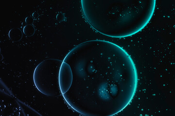 dark abstract science theme background