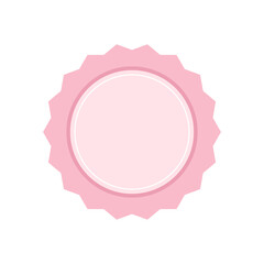 Badge vector icon. Emblem premium logo,template stamp, medal ribbon collection. Vintage emblem and icon, decoration logo parts illustration.