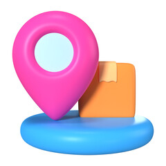 Location 3D Illustration Icon