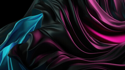 Obraz premium beautiful colors of fabric silk texture pattern