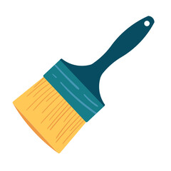 Flat Medium Brush Paint Brush Object
