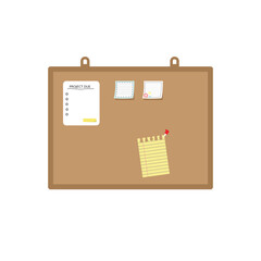 Bulletin Board Classroom Education Objects Vectors