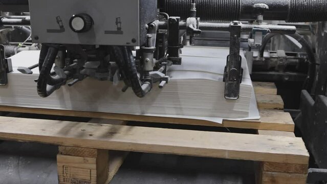 Sheet Fed Paper Pallet Input Start Offset Printing Machine Process