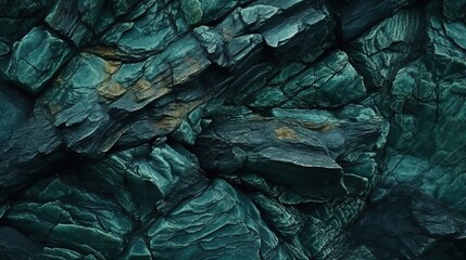Dark green rock texture