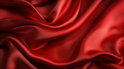 Smooth red textile background