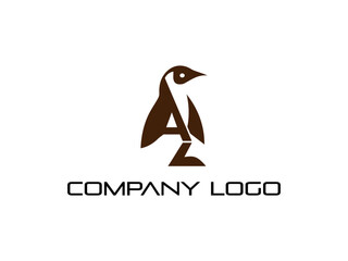 Modern abstract digital logo. typography, Creative Bird logo and  Minimal technology   vector illustration logo.  symbol set for  artist, modern style Awesome logo in shape a template Mode flat.