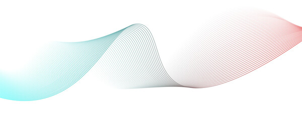 Smooth Abstract Wavy Gradient Background with Copy Space