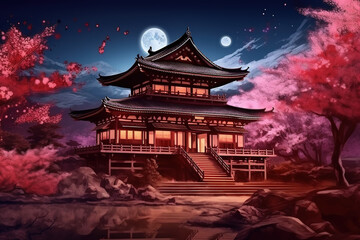 Fototapeta premium japan castle