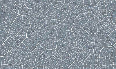 Seamless broken cracks background texture. Tileable stained peeling paint craquelure crackle pattern grunge overlay. Barren drought wallpaper or dry desert backdrop. generative ai, generative, ai