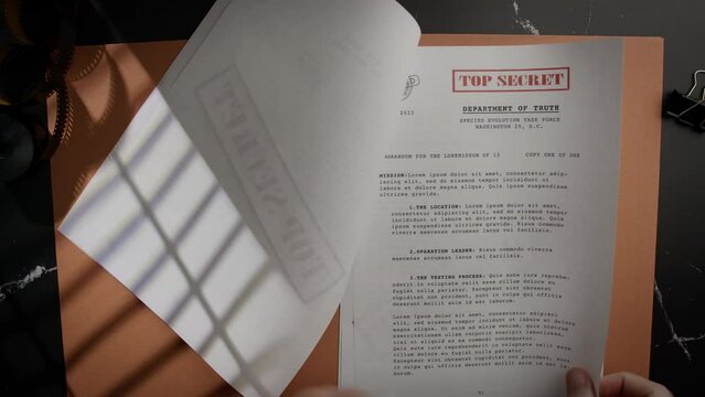 Browse top secret and censored documents
