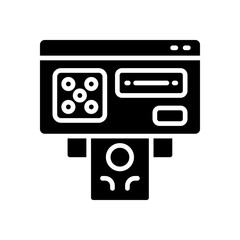 betting online icon for your website, mobile, presentation, and logo design.