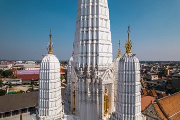 Keuken foto achterwand Historisch monument Aerial view of the Thailand landmarks