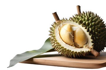 durian isolated on white background PNG