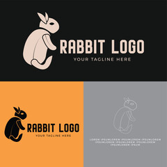 Concept of Rabbit Logo template eps format.