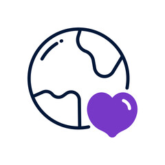 world icon for your website, mobile, presentation, and logo design.
