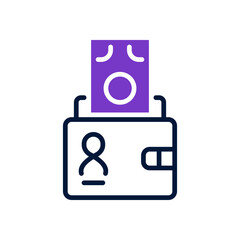 wallet icon for your website, mobile, presentation, and logo design.