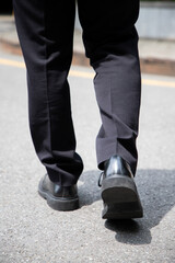 The steps of a salesperson