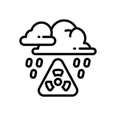 acid rain icon for your website, mobile, presentation, and logo design.