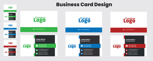 Creative Business Card Design for Professional