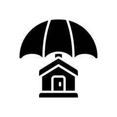 home insurance icon for your website, mobile, presentation, and logo design.
