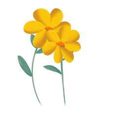 Obraz na płótnie Canvas Yellow Flower 