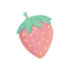 Strawberry watercolor