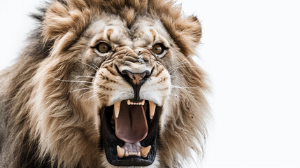 Fototapeta premium Angry Lion Face