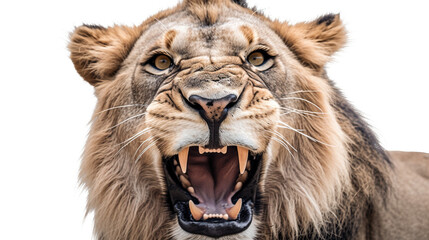 Obraz premium Angry Lion Face