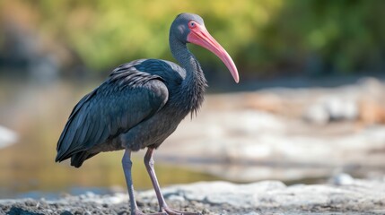 Fototapeta premium Northern Bald Ibis