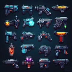 protection gun weapon game ai generated