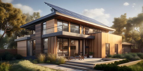 Fototapeta premium house in the woods