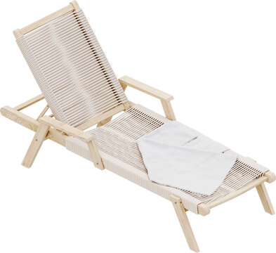 PNG Chaise longue infographic element isometric view
