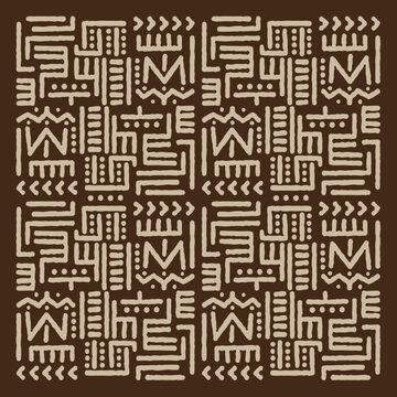 Tribal african ancestral pattern