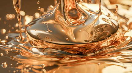 Abstract Background golden and copper color