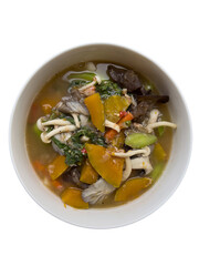 Delicious  food isolate on white